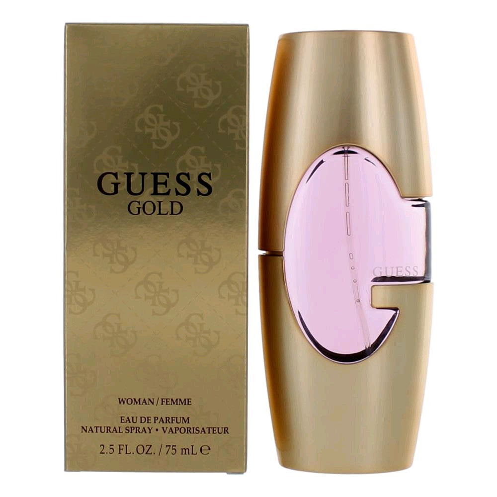 Bottle of Guess Gold by Parlux, 2.5 oz Eau De Parfum Spray for Women
